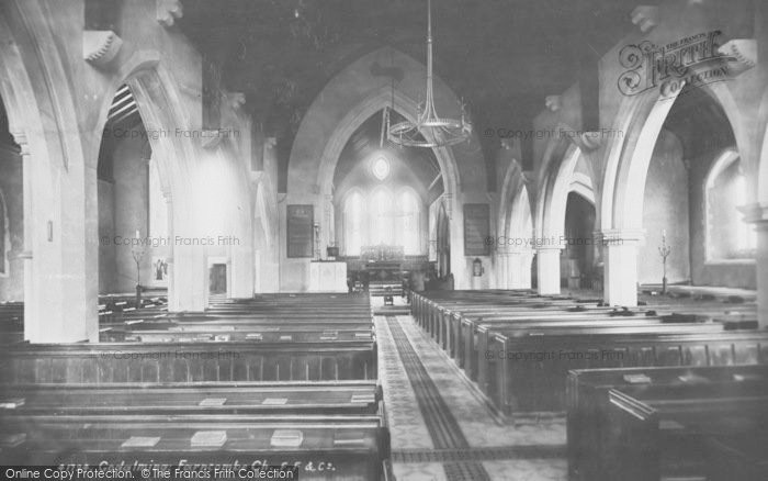 Photo of Farncombe, St John's Church Interior 1898