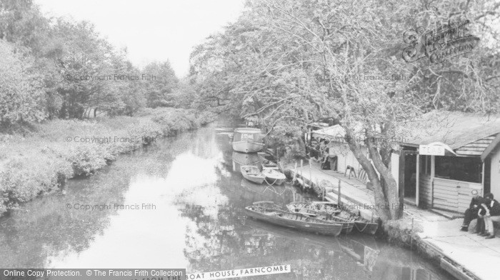 Photo of Farncombe, The River From The Boat House c.1965