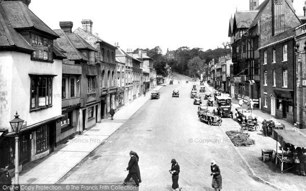 Photo of Farnham, Castle Street 1924