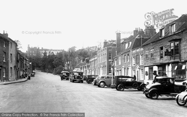 Photo of Farnham, Castle Street 1933