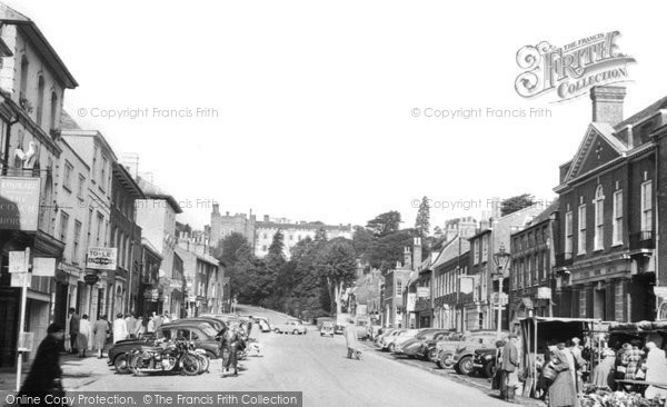 Photo of Farnham, Castle Street c.1955