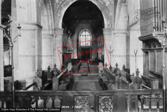 Photo of Farnham, Church, Interior West 1895