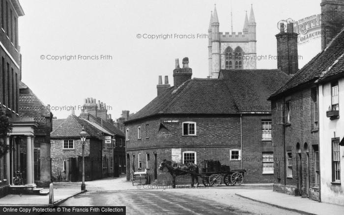 Photo of Farnham, Coal Cart, Downing Street 1904