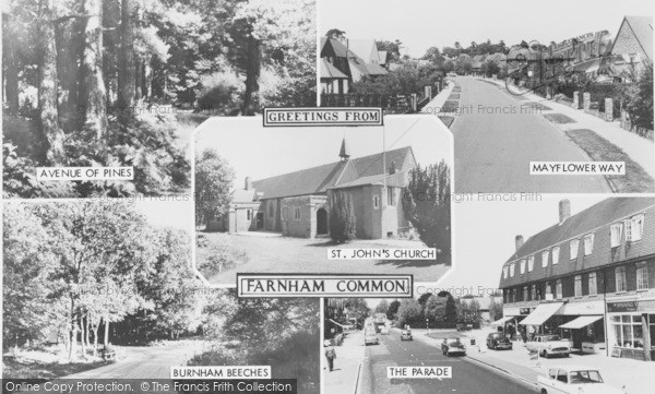 Photo of Farnham Common, Composite c.1965