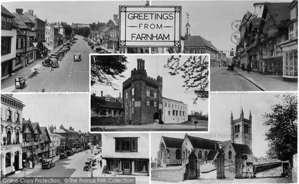 Photo of Farnham, Composite c.1955