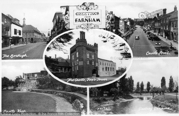 Photo of Farnham, Composite c.1955