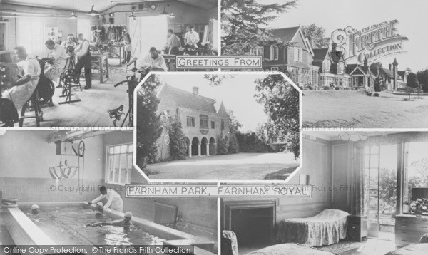 Photo of Farnham Royal, Greetings From Farnham Park c.1960