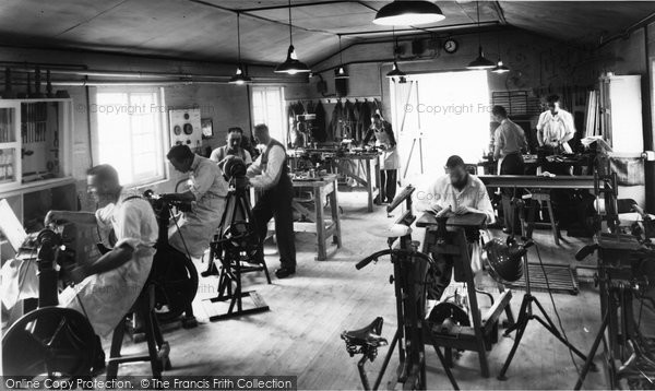 Photo of Farnham Royal, The Engineering Workshop, Slough Recuperative Home c.1955