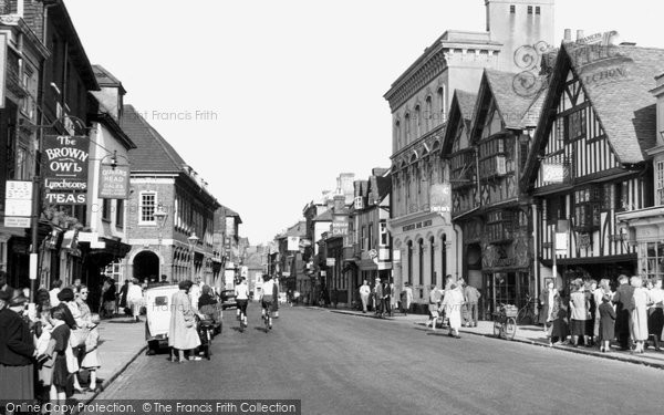 Photo of Farnham, The Borough c.1955