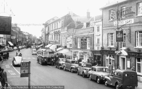 Photo of Farnham, The Borough c1955