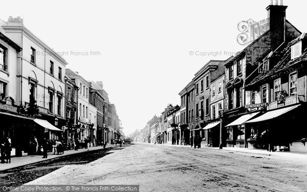 Photo of Farnham, West Street 1895
