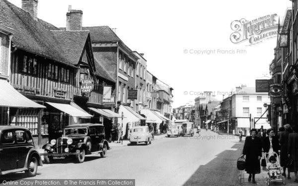 Photo of Farnham, West Street c.1955