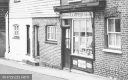 Atfield's Tobacconist, High Street c.1955, Farningham