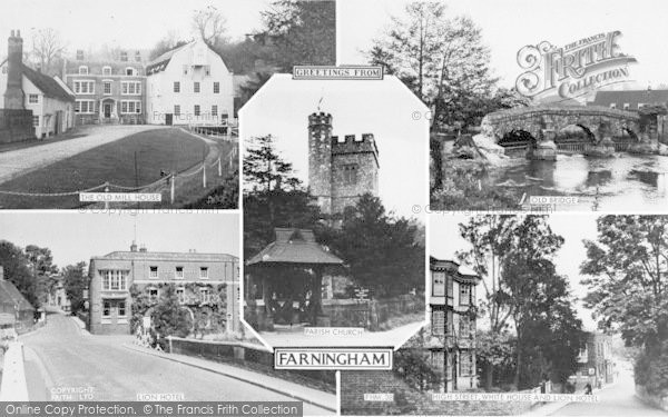 Photo of Farningham, Composite c.1960