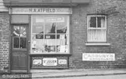 H.A.Hatfield Confectioner And Tobacconist c.1955, Farningham