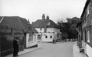 High Street And Bull Hotel c.1955, Farningham