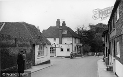 High Street And Bull Hotel c.1955, Farningham