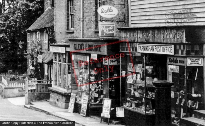 Photo of Farningham, High Street, Shops c.1955