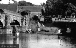 Splashing In The River Darent 1953, Farningham