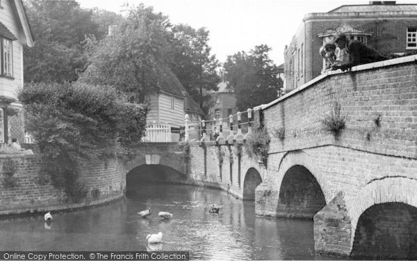 Photo of Farningham, The Bridge c.1955