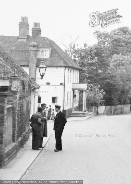 Photo of Farningham, The Bull Hotel c.1955