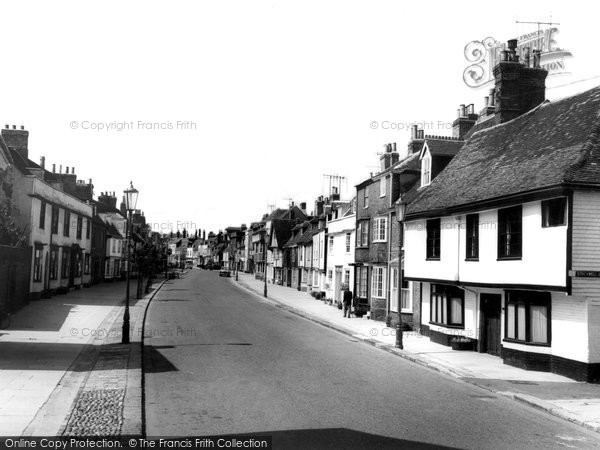 Photo of Faversham, Abbey Street c.1960