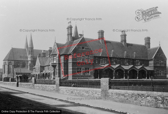 Photo of Faversham, Almshouses 1892