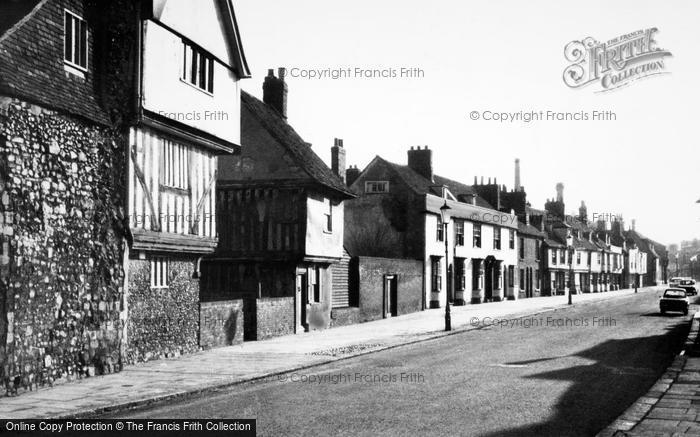 Photo of Faversham, Arden House And Abbey Street c.1955