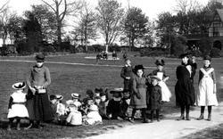 Children, Recreation Ground 1892, Faversham