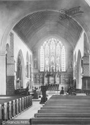 Church Of St Mary Of Charity, Interior 1892, Faversham