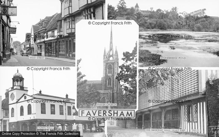 Photo of Faversham, Composite c.1960