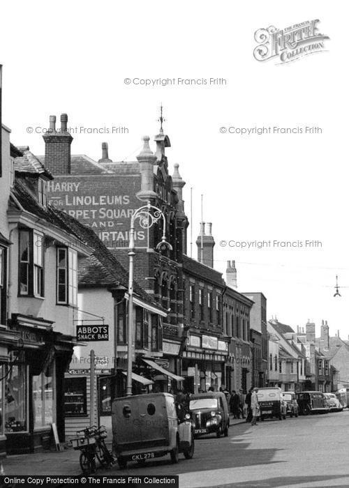 Photo of Faversham, Court Street, Shops 1952
