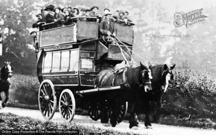 Photo of Faversham, Hop Pickers Arriving c.1900
