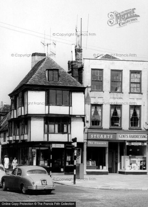 Photo of Faversham, Market Place, Shops c.1960