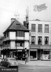 Market Place, Shops c.1960, Faversham