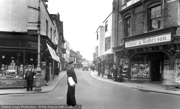 Photo of Faversham, Preston Street c.1955