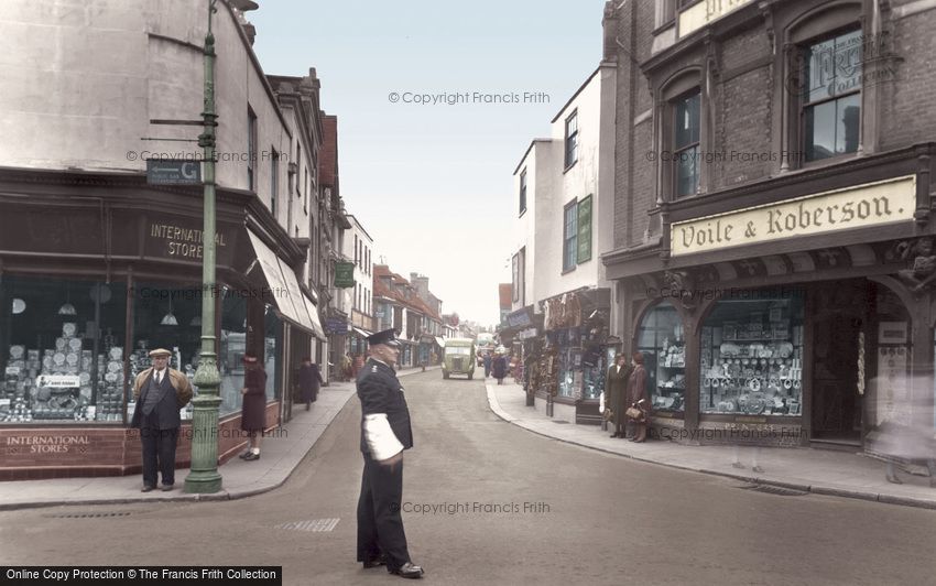 Faversham, Preston Street c1955
