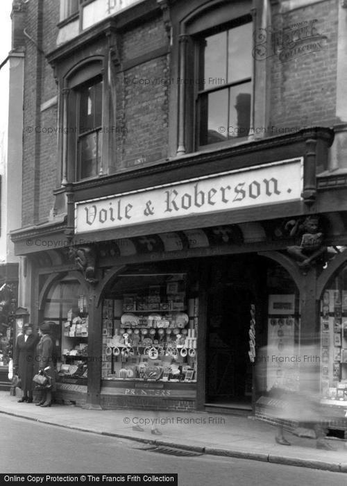 Photo of Faversham, Preston Street, Voile And Roberson Bookshop c.1955