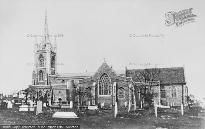 Photo of Faversham, St Mary Of Charity Parish Church c.1875