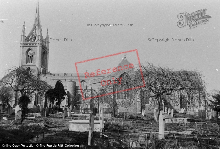 Photo of Faversham, St Mary Of Charity Parish Church, South Side 1892