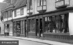 West Street, Shops c.1960, Faversham