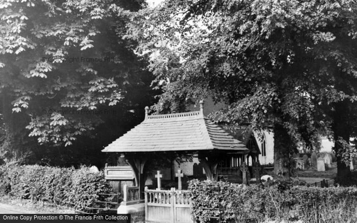 Photo of Fawkham Green, St Mary's Churchyard And Lychgate c.1960