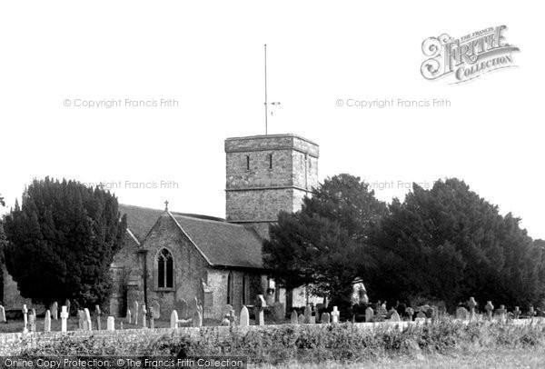Photo of Fawley, All Saints Church c.1955