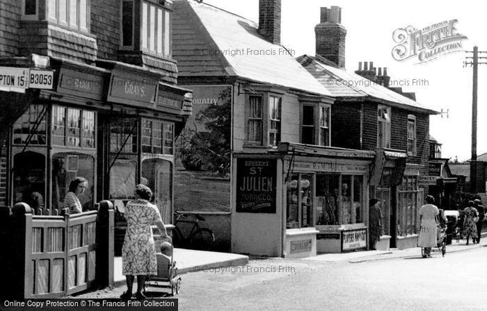 Photo of Fawley, High Street Shops c.1955