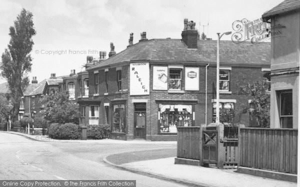 Photo of Fearnhead, Station Road, A Shop c.1955