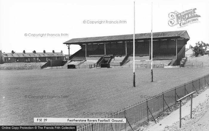 Photo of Featherstone, Featherstone Rovers Rugby Football Ground c.1960