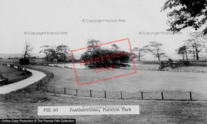 Photo of Featherstone, Purston Park c.1960