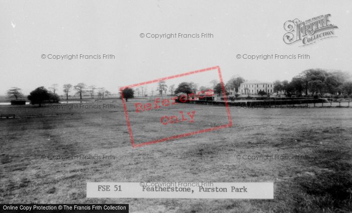 Photo of Featherstone, Purston Park c.1965