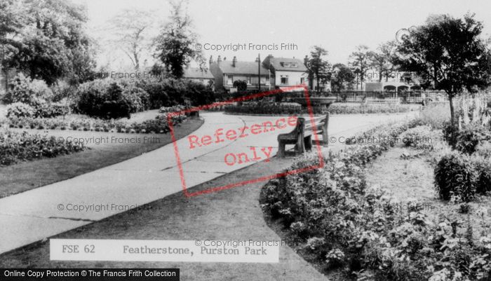 Photo of Featherstone, Purston Park c.1965
