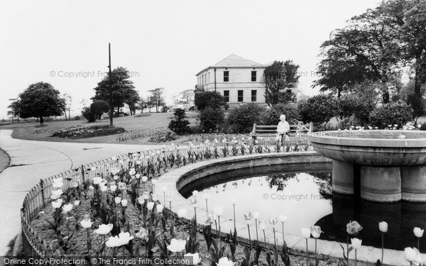 Photo of Featherstone, Purston Park, The Fountain c.1965